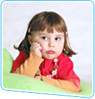 child sulking