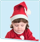 Girl at Christmas