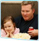 watching a film