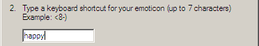 Name MSN Emoticon
