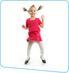 Jumping girl