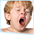 yawning boy