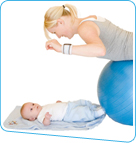 ball and baby