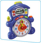 blue clock