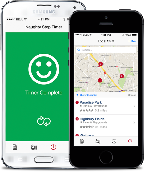 The Supernanny App for iPhone
