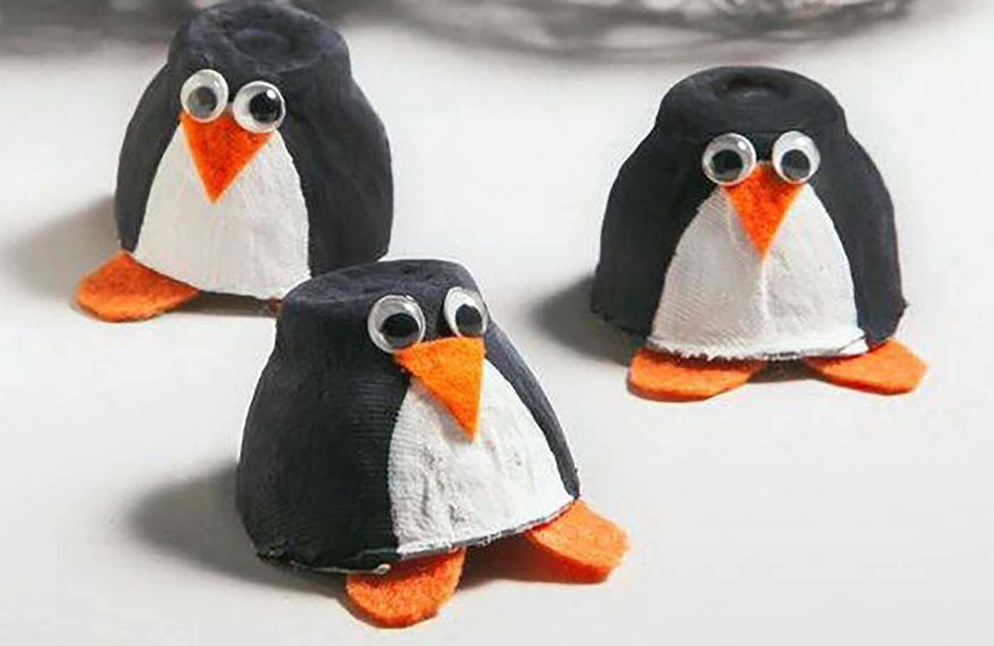 Stocking ladder christmas countdown Christmas Crafts - Egg Box Penguins